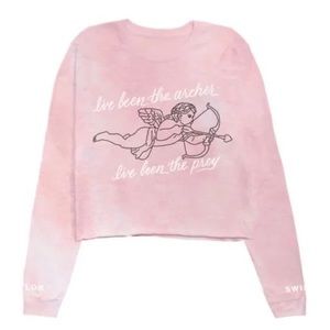 Taylor Swift Archer Cropped Sweatshirt